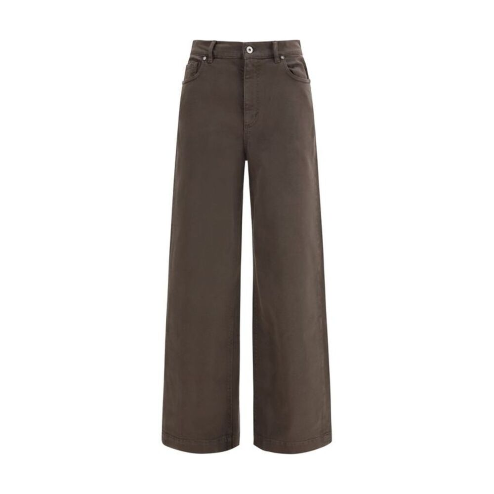 P.A.R.O.S.H. Brown Cotton Casual Women's Pants